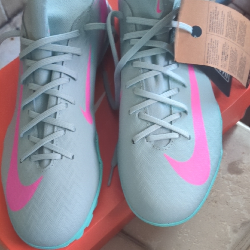 Nike Women's Athletic Shoes - Light Blue and Pink